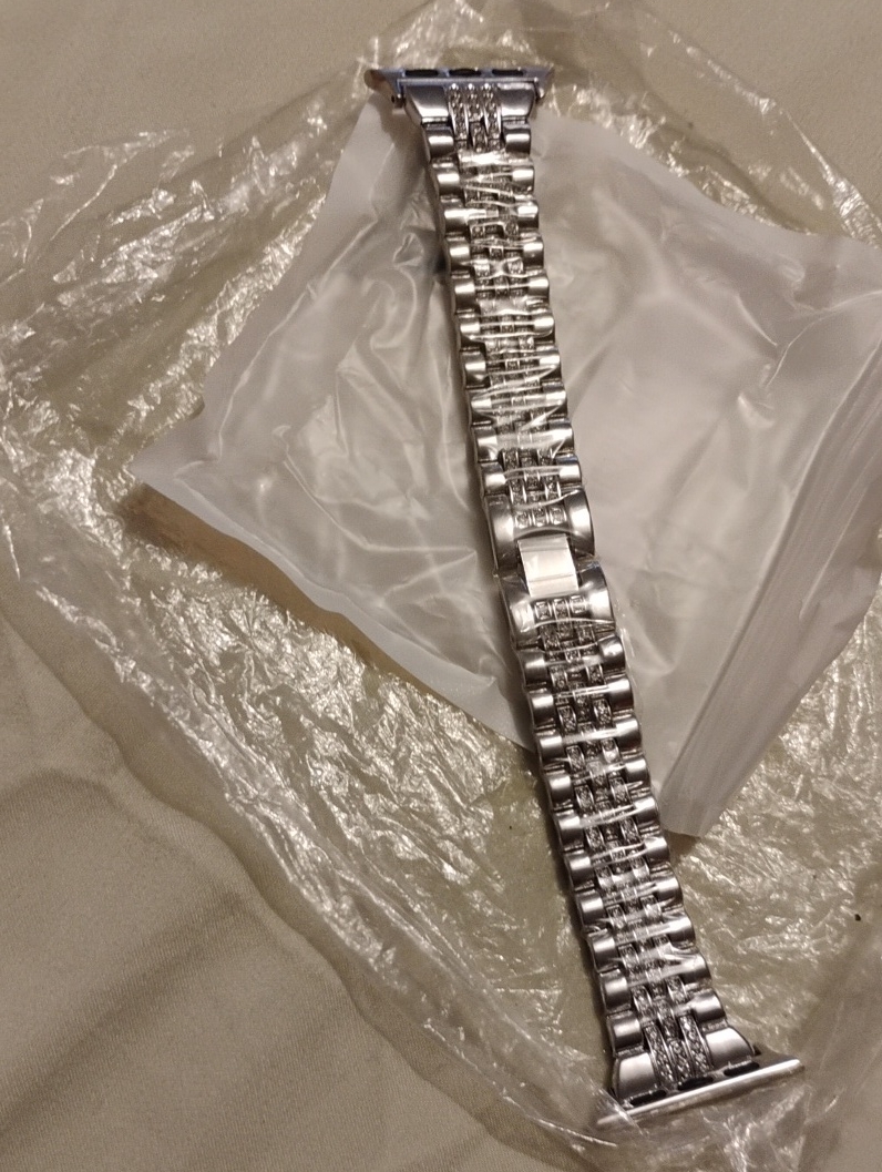 Stainless Steel Watch Band  Silver
